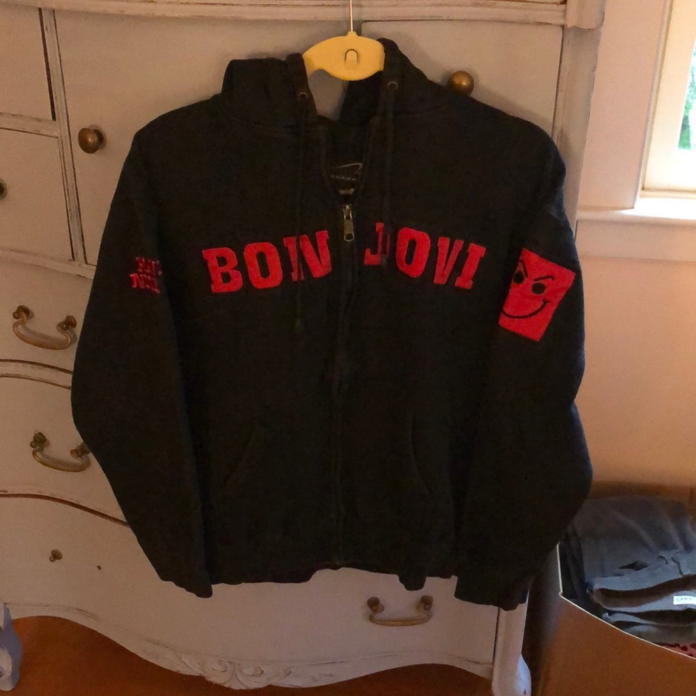 BonJovi zip sweatshirt